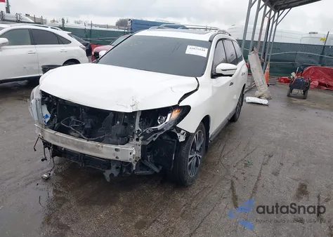 2017 Nissan Pathfinder Platinum from USA, damaged, VIN 5N1DR2MN4HC610384
